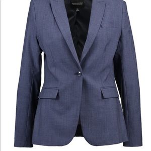 2 piece banana republic size 0 blue suit